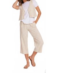 Mod-o-doc - Cropped Wide Leg Pants - Lyst
