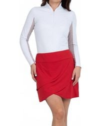 IBKUL - Layered Tulip Skort - Lyst