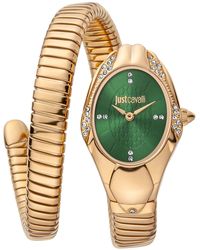 Just Cavalli - Glam Chic Snake Dial Watch - Lyst
