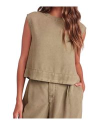 Bella Dahl - Boxy Button Back Top - Lyst