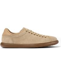 Camper - Strobel Perforated Pigskin Sneakers - Lyst
