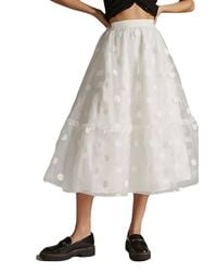 Eva Franco - Tulle Midi Skirt - Lyst