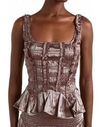 Damson Madder - Raphi Scoop Neck Cami - Lyst