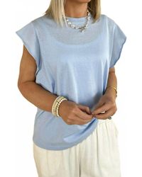Coco + Carmen - Lilly Ruffle Cap Sleeve Top - Lyst