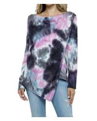 Elli - Cowl Asymmetric Tie Dye Top - Lyst