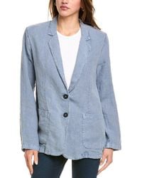 Velvet By Graham & Spencer - Lenny Linen Jacket - Lyst