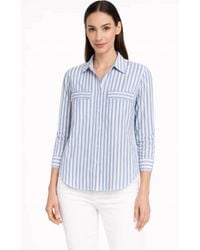 Beach Lunch Lounge - Classic Striped Button Down Top - Lyst