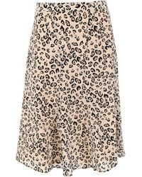 Altuzarra - Leopard Print Midi Skirt - Lyst