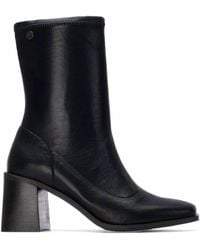Xti - Block Heel Casual Booties - Lyst