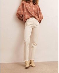 Z Supply - Overland Plaid Blouse - Lyst