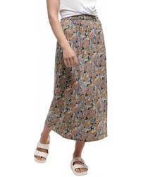 Tentree - Yaletown Crepe Midi Skirt - Lyst