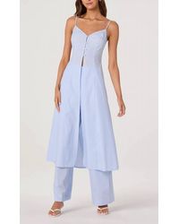 Astr - Rena Longline Sleeveless Tunic - Lyst