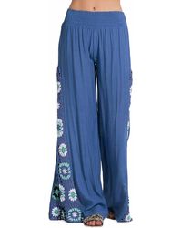 Elan - Palma Crochet Detail Pant - Lyst