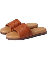 Madewell - The Louisa Sandals Round Toe Slip-On Slide Zap737 - Lyst