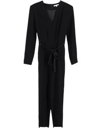 Maje - V-Neck Waist Tie Jumpsuit - Lyst