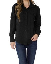 Bobi - Pocket Button Front Shirt - Lyst