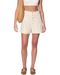 Walter Baker - Thea Linen-Blend Short - Lyst