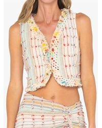 JBQ - Leona Cropped Vest - Lyst