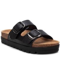 Xti - Footbed Jute Wrapped Platform Sandals By - Lyst