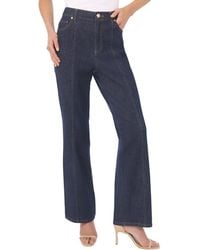 Cece - Wide Leg Cargo Pocket Jean - Lyst