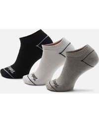 Timberland - Bowden 3-Pack Full Cushion No-Show Sock - Lyst