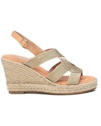 Xti - Jute Wedge Sandals - Lyst
