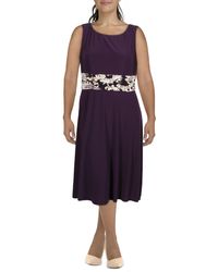 Jessica Howard - Plus Knit Sleeveless Cocktail And Party Dress - Lyst