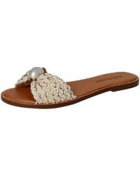Steve Madden - Dipsy Slide Sandal Metal Multi Dips02S1 - Lyst