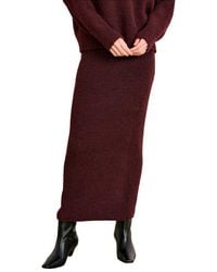 Line & Dot - Hart Wool-Blend Sweater Skirt - Lyst