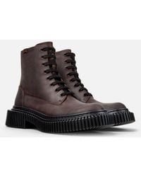 Camper - Pix Berlin Nubuck Leather Medium Lace Boot - Lyst