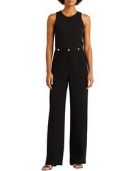Ba&sh - Paris Ondine Wide-Leg Pants With Button Waist - Lyst