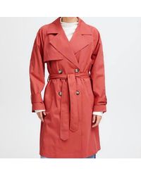 Ichi - Ihelova-Ja Trench Coat - Lyst