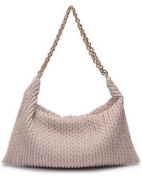 Urban Expressions - Vegan Leather Woven Shoulder Bag - Lyst