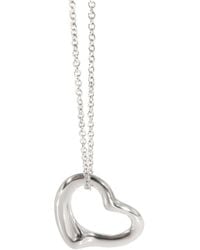 Tiffany & Co. - Elsa Peretti Open Heart Pendant On A Chain - Lyst