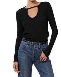 Bobi - Front Keyhole Tee - Lyst