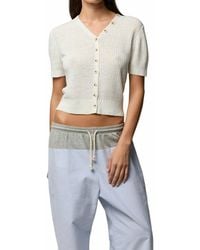 Asher - Ingrid Linen Cardigan - Lyst
