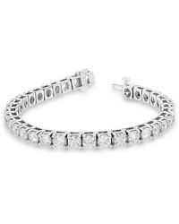 Diana M. Jewels - 4.59 Carat Diamond Tennis Bracelet - Lyst