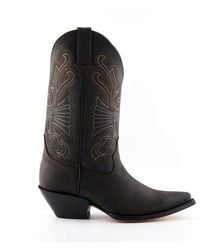 Grinders - Leather Western Cowboy Boots-Buffalo - Lyst