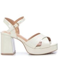 Xti - Heeled Platform Sandals - Lyst