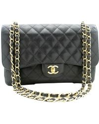 Chanel - Timeless/classique Leather Shoulder Bag (pre-owned) - Lyst