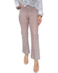 Avenue Montaigne - Plaid Leo Pants - Lyst