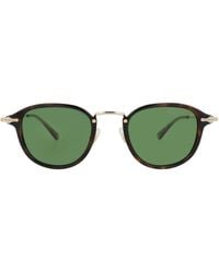Montblanc - Round-Frame Injection Sunglasses - Lyst