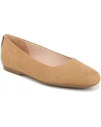 Dr. Scholls - Wexley Ballet Flats Tan Square Toe Slip On Zap1691 - Lyst