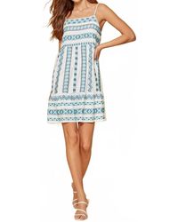 Savanna Jane - Santorini Embroidered Dress - Lyst