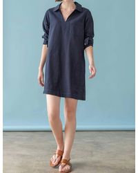 Lilla P - Split Neck Collared Dress - Lyst