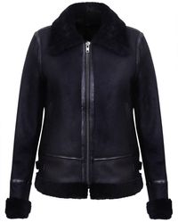 Infinity Leather - B3 Sheepskin Leather Jacket-Campinas - Lyst