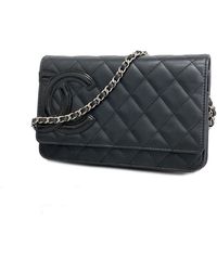 Chanel - Cambon Leather Wallet (pre-owned) - Lyst