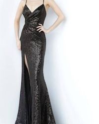 Jovani - Spaghetti Strap Long Sexy Prom Dress - Lyst