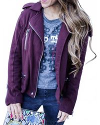 Chaser Brand - Cotton Moto Jacket - Lyst