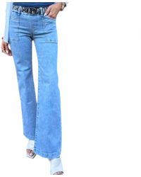 Bevy Flog - Christine Denim Bootcut Pants - Lyst